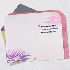 A Beautiful Beginning Wedding Shower Card