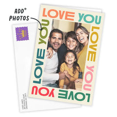 Bold Love You Frame Custom Card