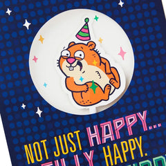 Silly. Crazy, Giddy, Dizzy Happy Hamster Dance Funny Musical Birthday Card With Motion