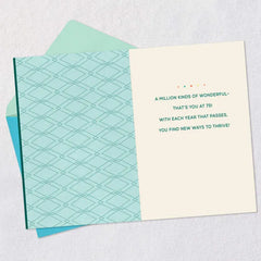 A Million Kinds of Wonderful 75th Birthday Card