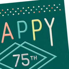 A Million Kinds of Wonderful 75th Birthday Card