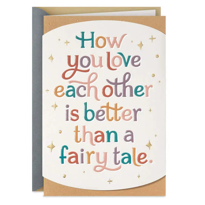 Better Than a Fairy Tale Anniversary Card for Family