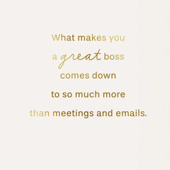 Grateful to Work for You Boss's Day Card