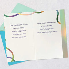 I'm Here for You on Your Path to Healing Get Well Card
