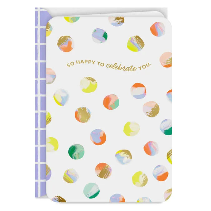 So Happy to Celebrate You Card