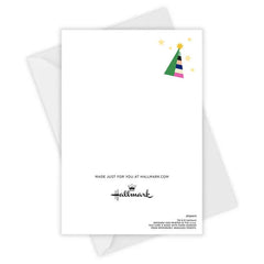 Celebrating You Party Hats Custom Birthday Card