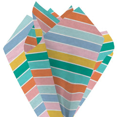 Pastel Stripes Tissue Paper Wrapping Kit