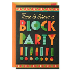 Block Party Birthday Card