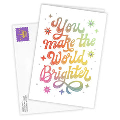 Making the World Brighter Thank-You Photo Card