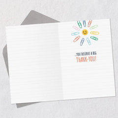 For All You Do During the School Year Thank You Card