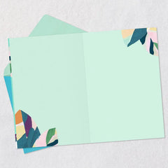 Watercolor Leaves Blank Card