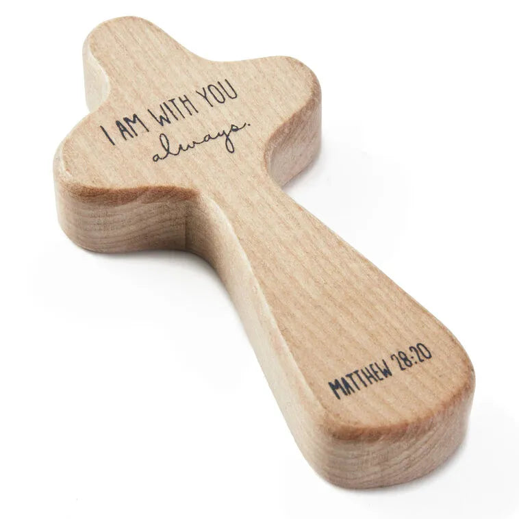 With You Always Handheld Comfort Cross