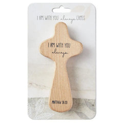 With You Always Handheld Comfort Cross
