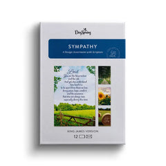 Fields of Comfort Assorted Religious Sympathy Cards, Box of 12