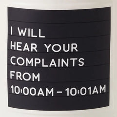 Complaints Funny Mug, 16 oz.