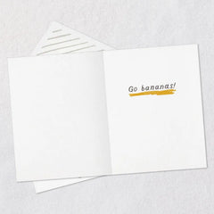 Go Bananas Funny Birthday Card
