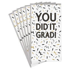 You Did It Money Holder Graduation Cards, Pack of 6