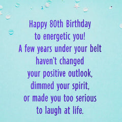Epic You 80th Birthday Card
