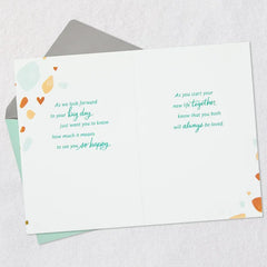 We're Showering You With Love Bridal Shower Card for Daughter