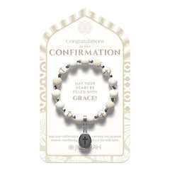 Jilzarah Confirmation Beaded Bracelet for Kids