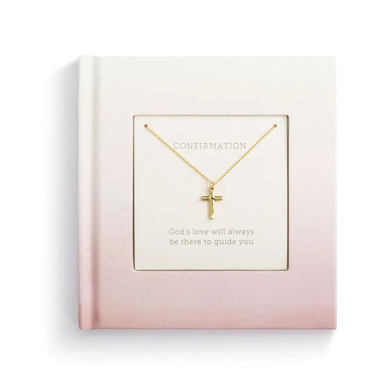Demdaco Confirmation Book and Necklace Set