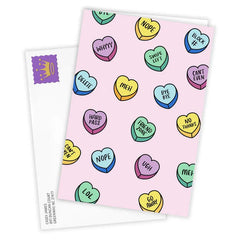 Candy Hearts Funny Custom Valentine's Day Card