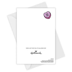 Candy Hearts Funny Custom Valentine's Day Card