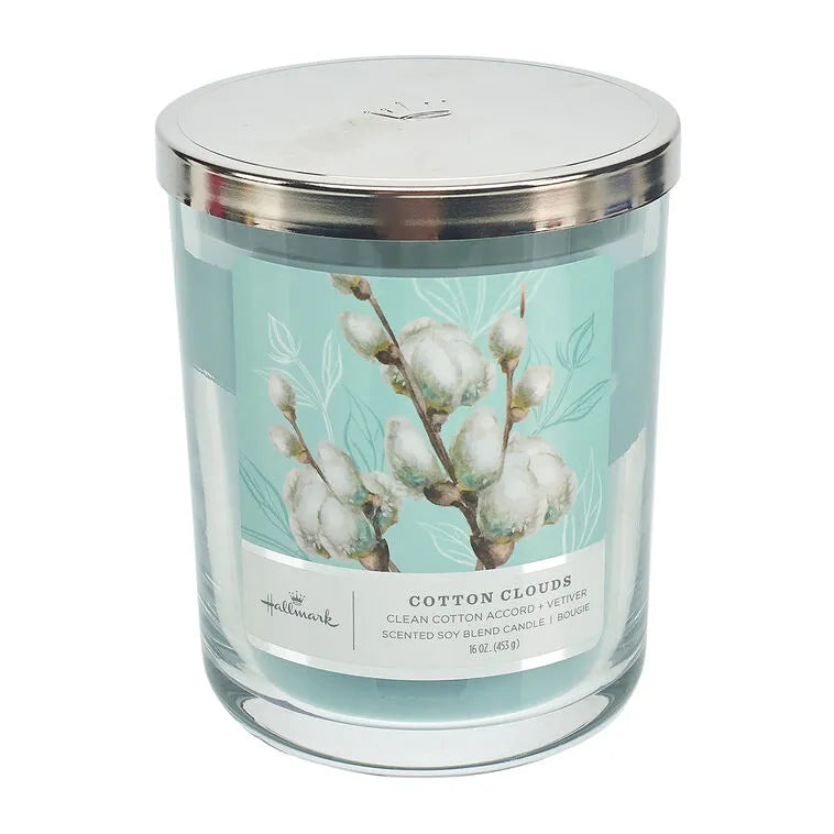Cotton Clouds Scented 3-Wick Candle, 16 oz.
