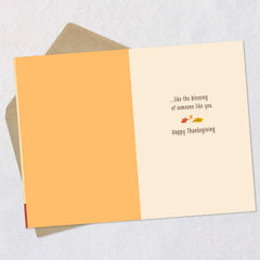 A Quiet, Grateful Place of Blessing Thanksgiving Card