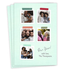 Our Year Flat Holiday Photo Card