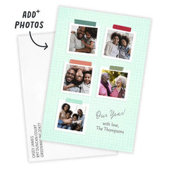 Our Year Flat Holiday Photo Card