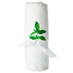 Wildflowers on Cream Diamonds Throw Blanket, 50x60