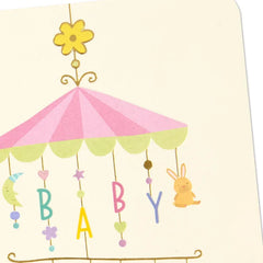 Lucky You, Lucky Her New Baby Girl Card