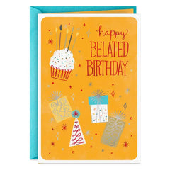 Warmest Wishes Belated Birthday Card