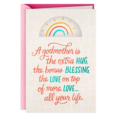Lucky to Have You Birthday Card for Godmother