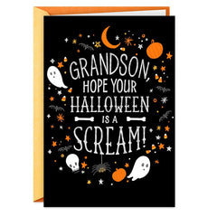 Frightful Fun Halloween Card for Grandson