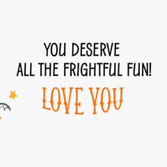 Frightful Fun Halloween Card for Grandson