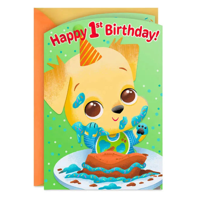 Let's Celebrate 1st Birthday Card for Boy