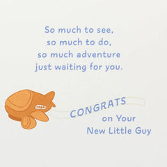 So Much Adventure Waiting for You New Baby Card for Boy