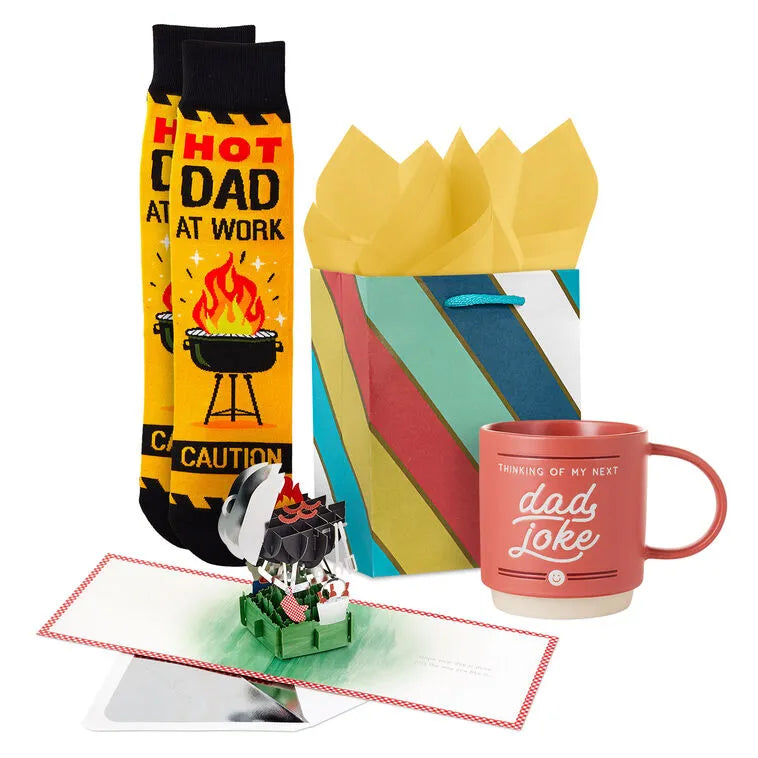 Dad Jokes and BBQ Birthday Gift Set