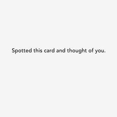 Spotted This Card Funny Thinking of You Card