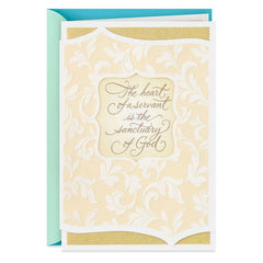 The Heart of a Servant Religious Thank-You Card