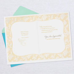 The Heart of a Servant Religious Thank-You Card