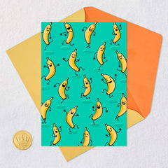 Dancing Bananas Blank Card