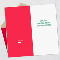 Exactly What You Wanted Funny Money Holder Christmas Card