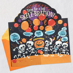A Big Skele-Bration Pop-Up Halloween Birthday Card
