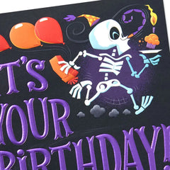 A Big Skele-Bration Pop-Up Halloween Birthday Card
