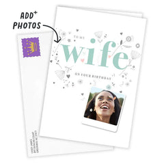 One-of-a-Kind Wife Custom Birthday Card