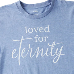 DaySpring Loved for Eternity Heather Slate T-Shirt