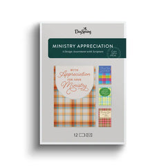 Plaid Thankful for You Assorted Religious Ministry Appreciation Cards, Box of 12